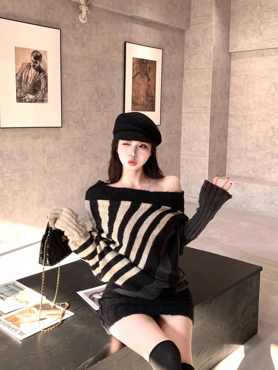 Business babe top KTO266 images